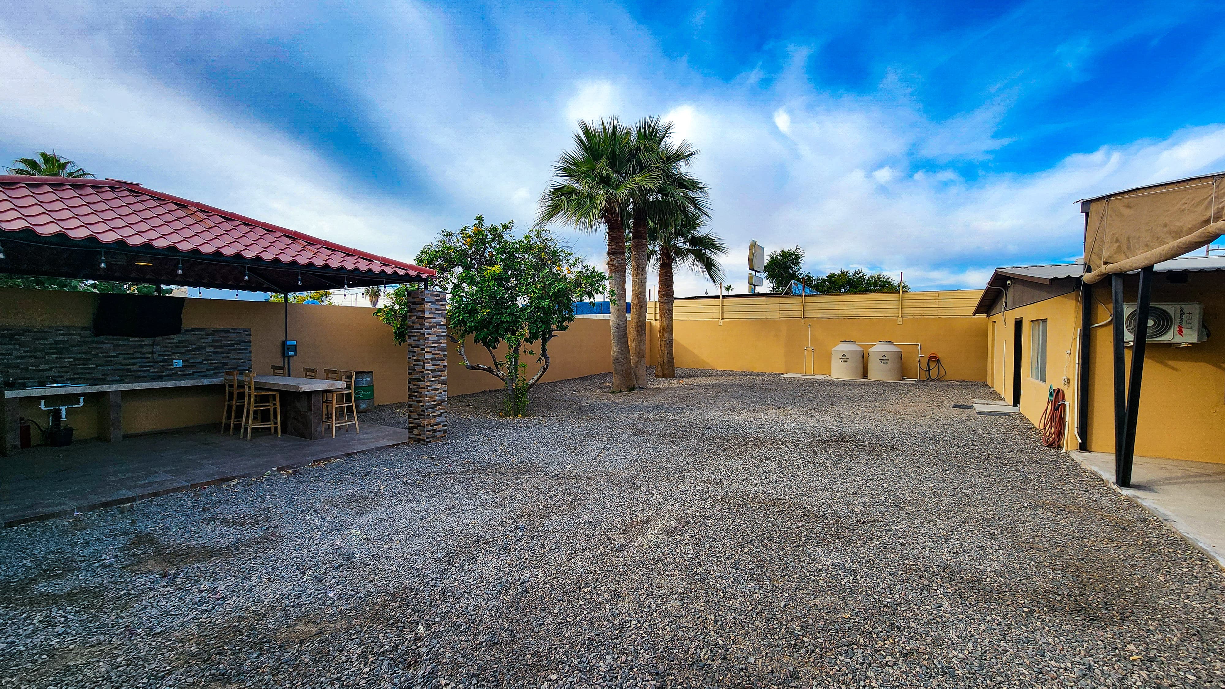 Secure Parking and Facade